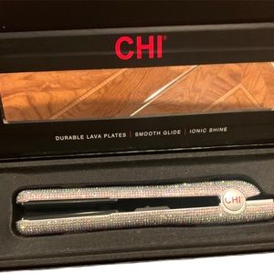 NEVER USED: CHI THE SPARKLER volcanic lava hairstyling iron special edition